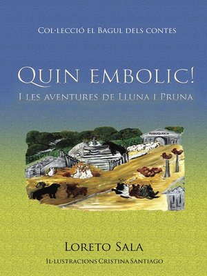 cover image of Quin embolic! I les aventures de Lluna i Pruna